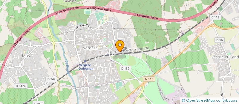 localisation de l'entreprise MONSIEUR FABIEN THIEBAULT à VERGEZE