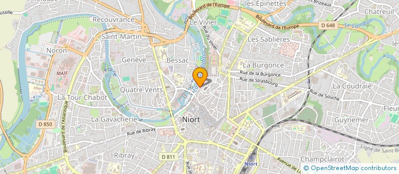 localisation de l'entreprise MONSIEUR FABIEN THIERRY à NIORT