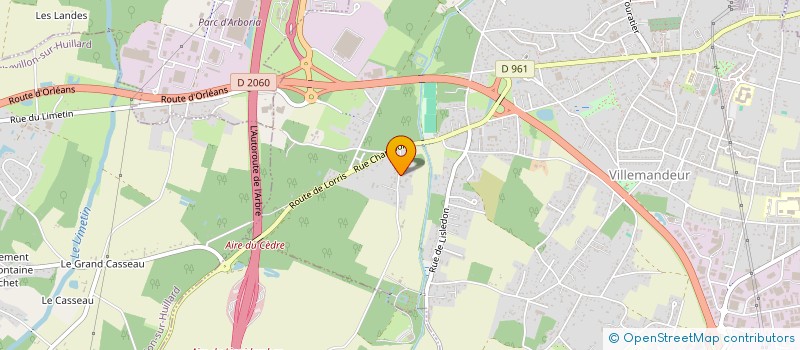 localisation de l'entreprise MONSIEUR FABIEN THIERRY  VILLEMANDEUR