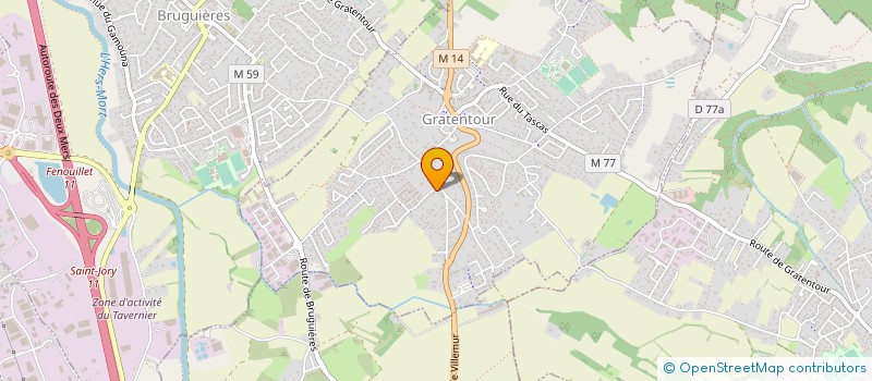 localisation de l'entreprise MONSIEUR FABIEN THIERRY PENE  GRATENTOUR