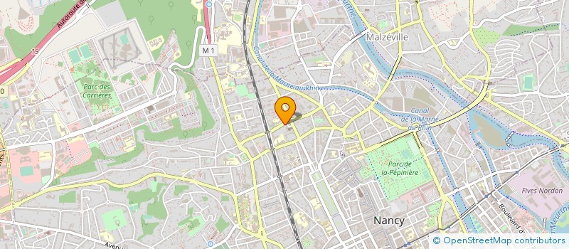 localisation de l'entreprise MONSIEUR FABIEN THOMANN  NANCY