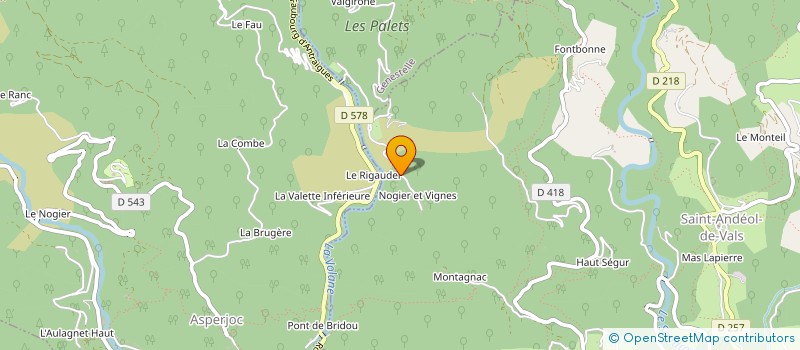 localisation de l'entreprise MONSIEUR FABIEN THOMAS à SAINT-ANDEOL-DE-VALS