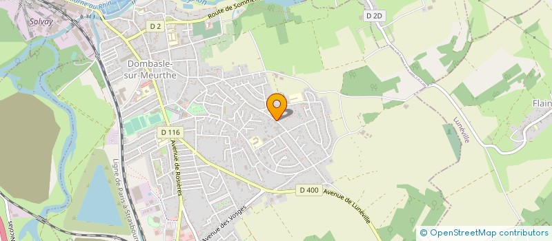 localisation de l'entreprise MONSIEUR FABIEN THOMAS  DOMBASLE-SUR-MEURTHE