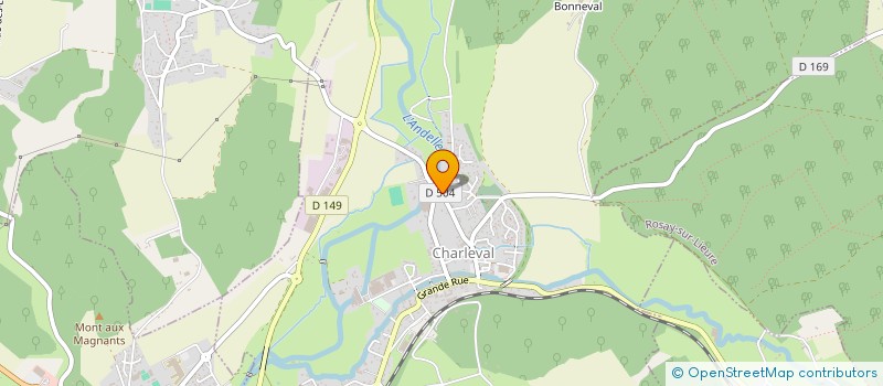 localisation de l'entreprise MONSIEUR FABIEN THOMMEREL  CHARLEVAL