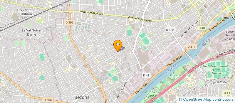 localisation de l'entreprise MONSIEUR FABIEN TIPHAINE à BEZONS