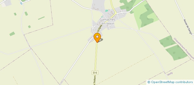 localisation de l'entreprise MONSIEUR FABIEN TIQUET  GAMACHES-EN-VEXIN