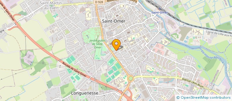 localisation de l'entreprise MONSIEUR FABIEN TIRMARCHE  SAINT-OMER