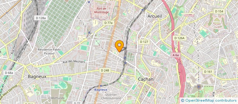 localisation de l'entreprise MONSIEUR FABIEN TOMARCI à CACHAN