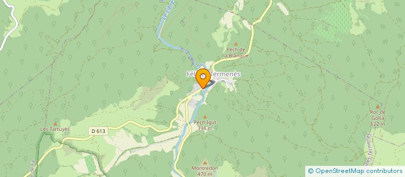 localisation de l'entreprise MONSIEUR FABIEN TOMAS  FELINES-TERMENES