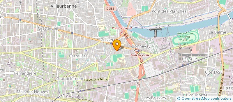 localisation de l'entreprise MONSIEUR FABIEN TONGONDA  VILLEURBANNE