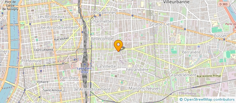 localisation de l'entreprise MONSIEUR FABIEN TOSATTI  LYON 3EME