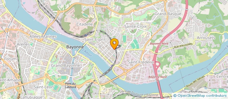 localisation de l'entreprise MONSIEUR FABIEN TOSCANO à BAYONNE
