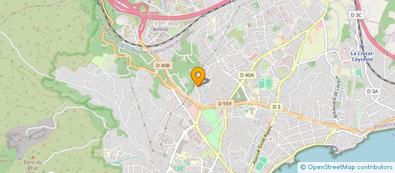 localisation de l'entreprise MONSIEUR FABIEN TOURELLE  LA CIOTAT