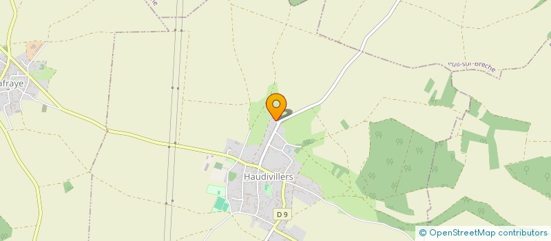 localisation de l'entreprise MONSIEUR FABIEN TRANNOY  HAUDIVILLERS