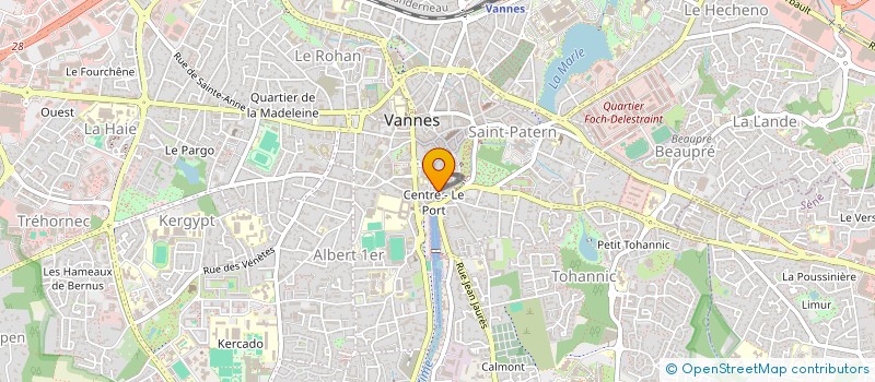 localisation de l'entreprise MONSIEUR FABIEN TRESSENS à VANNES