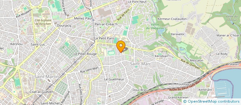 localisation de l'entreprise MONSIEUR FABIEN TRICONNET à BREST