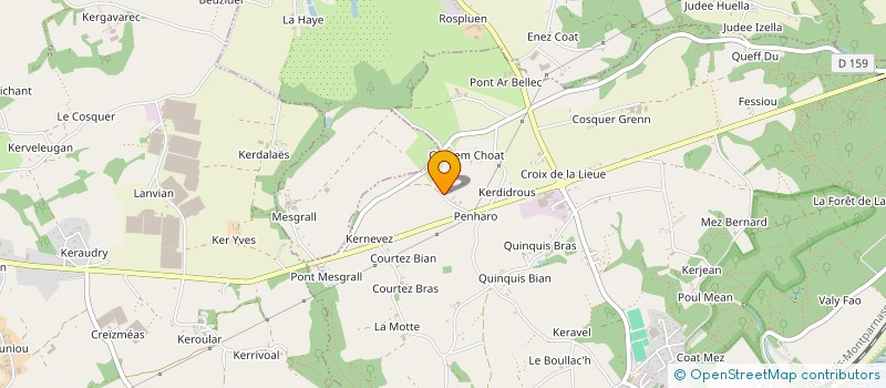 localisation de l'entreprise MONSIEUR FABIEN TROADEC  TREMAOUEZAN