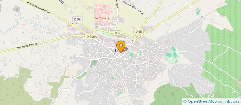 localisation de l'entreprise MONSIEUR FABIEN TROISI  TRETS