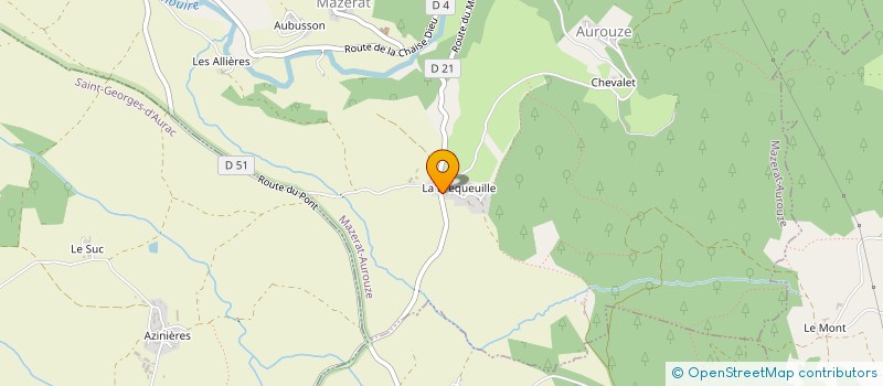 localisation de l'entreprise MONSIEUR FABIEN TRONCHERE à MAZERAT-AUROUZE