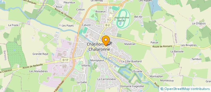 localisation de l'entreprise MONSIEUR FABIEN TRONTIN à CHATILLON-SUR-CHALARONNE