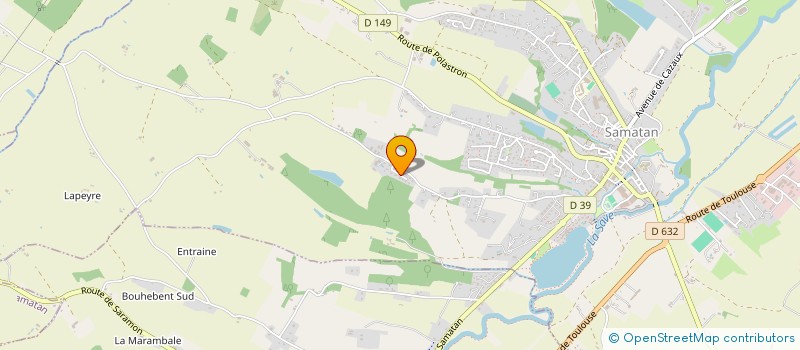 localisation de l'entreprise MONSIEUR FABIEN TRUILLET  SAMATAN