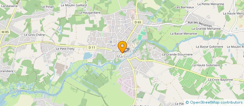 localisation de l'entreprise MONSIEUR FABIEN TUDOUX  PONT-SAINT-MARTIN