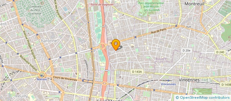 localisation de l'entreprise MONSIEUR FABIEN TURBLIN à MONTREUIL
