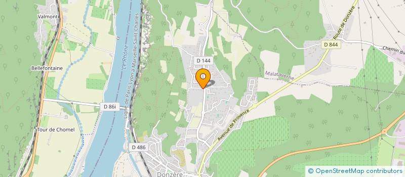 localisation de l'entreprise MONSIEUR FABIEN UHLMANN  DONZERE