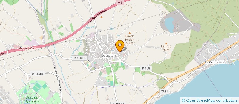 localisation de l'entreprise MONSIEUR FABIEN VABRE  LOUPIAN