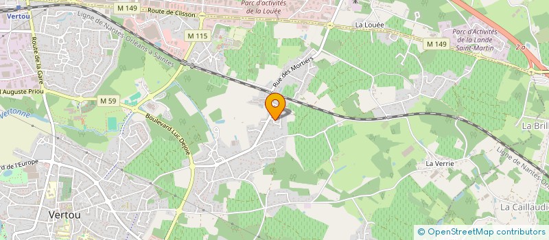 localisation de l'entreprise MONSIEUR FABIEN VALENTI à VERTOU