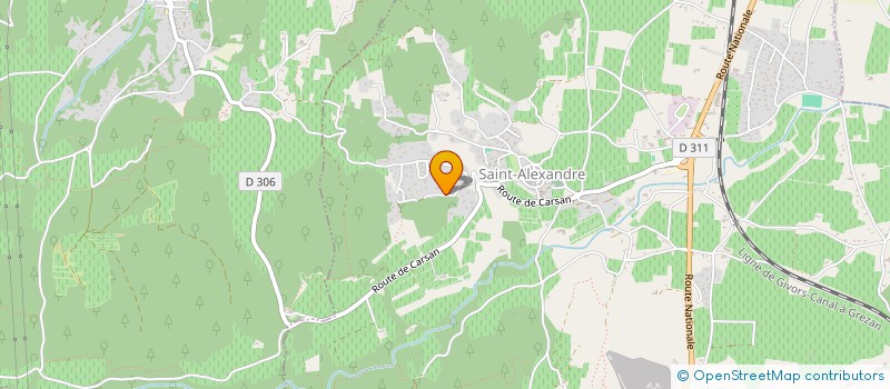 localisation de l'entreprise MONSIEUR FABIEN VAN HAUWAERT  SAINT-ALEXANDRE