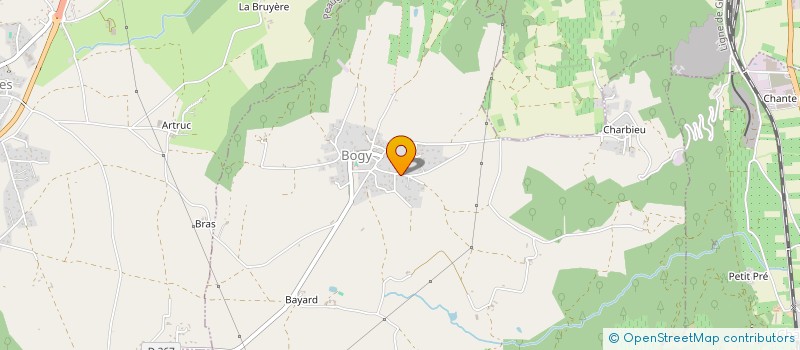 localisation de l'entreprise MONSIEUR FABIEN VANEL  BOGY