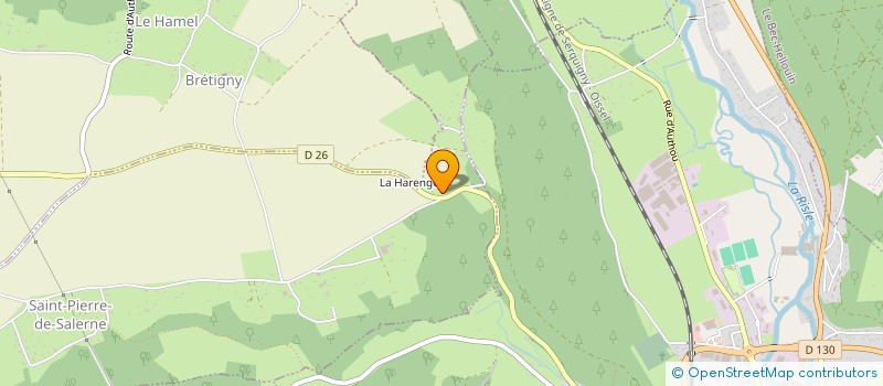 localisation de l'entreprise MONSIEUR FABIEN VANNIER  ST PIERRE DE SALERNE