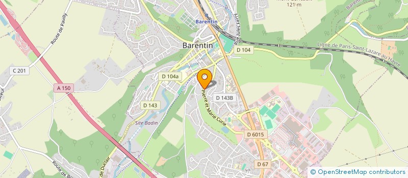 localisation de l'entreprise MONSIEUR FABIEN VANSTAEN à BARENTIN