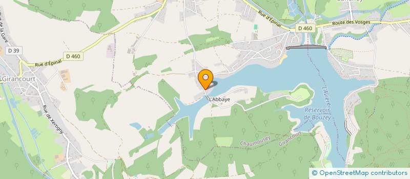 localisation de l'entreprise MONSIEUR FABIEN VAUBOURG  CHAUMOUSEY