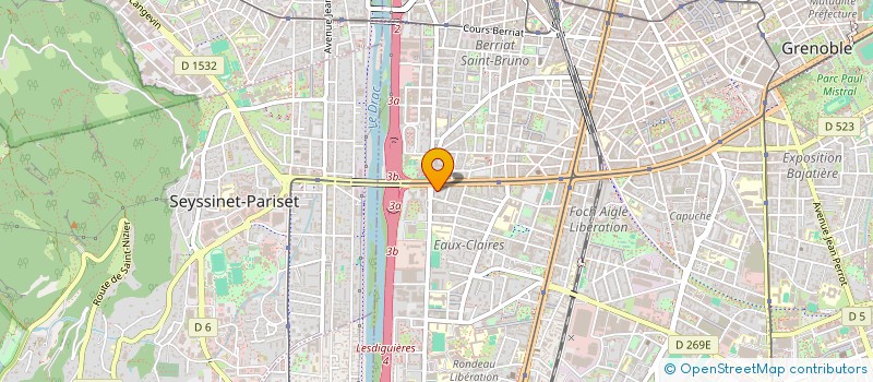 localisation de l'entreprise MONSIEUR FABIEN VAZ FONTE  GRENOBLE