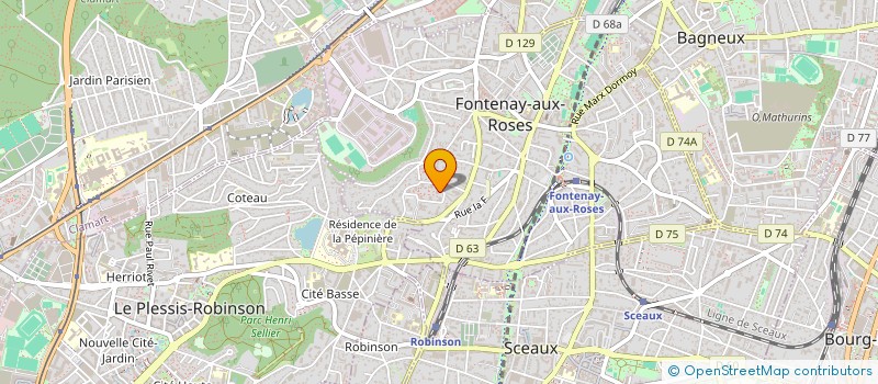 localisation de l'entreprise MONSIEUR FABIEN VENTURI à FONTENAY-AUX-ROSES