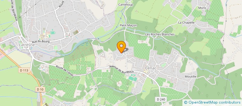 localisation de l'entreprise MONSIEUR FABIEN VERGNENAIGRE  CENAC