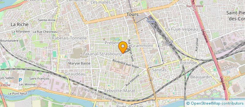 localisation de l'entreprise MONSIEUR FABIEN VERRIER à TOURS