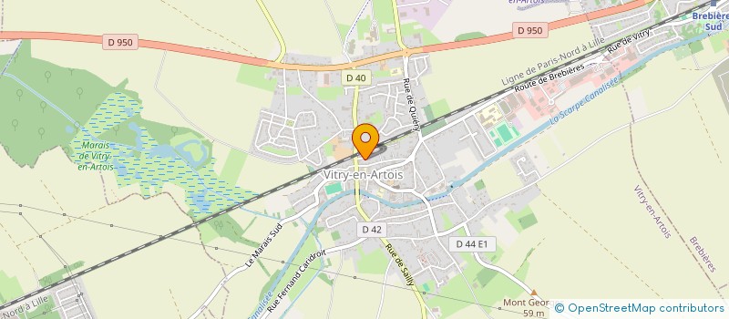 localisation de l'entreprise MONSIEUR FABIEN VERSTRAET  VITRY-EN-ARTOIS
