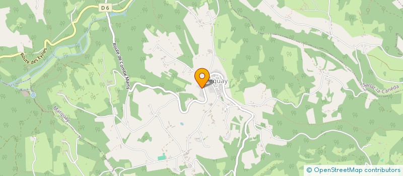 localisation de l'entreprise MONSIEUR FABIEN VEYRET  MARQUAY