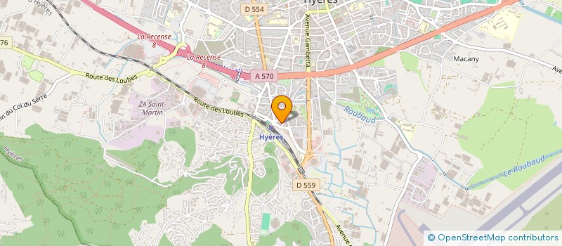 localisation de l'entreprise MONSIEUR FABIEN VIEVARD-ABROUG à HYERES