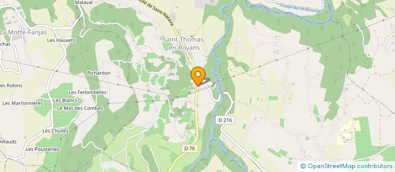 localisation de l'entreprise MONSIEUR FABIEN VIGIER  SAINT-THOMAS-EN-ROYANS