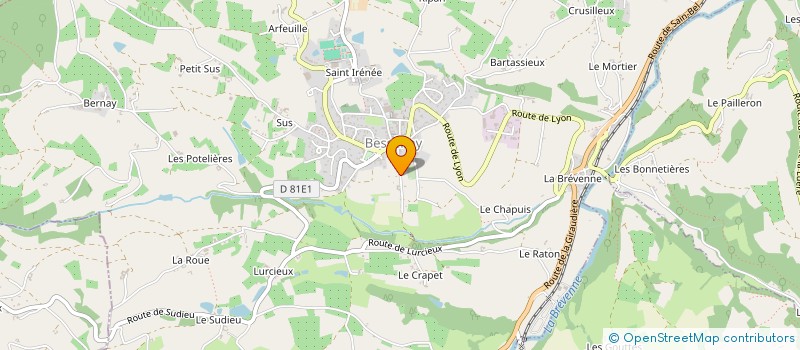 localisation de l'entreprise MONSIEUR FABIEN VIGNON  BESSENAY