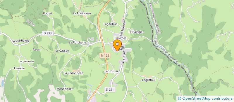 localisation de l'entreprise MONSIEUR FABIEN VIGUIER à CAYROLS