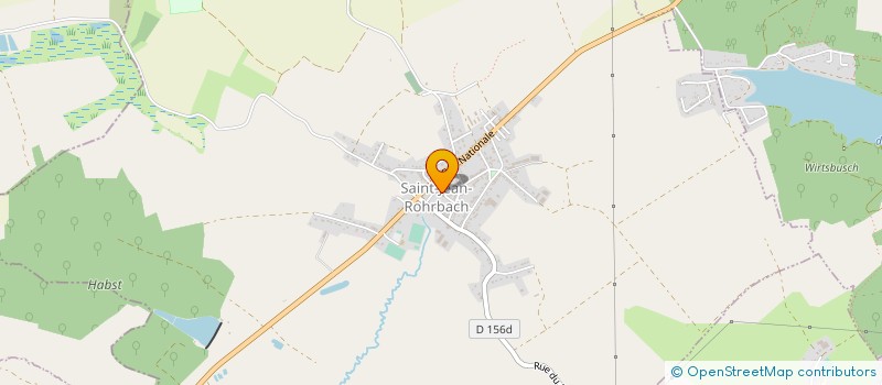 localisation de l'entreprise MONSIEUR FABIEN VILHEM  SAINT-JEAN-ROHRBACH