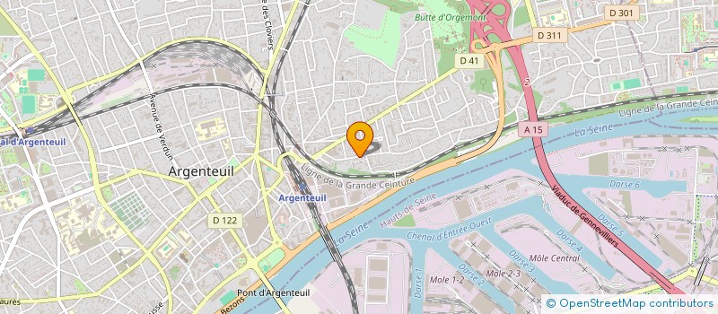 localisation de l'entreprise MONSIEUR FABIEN VILLETTE  ARGENTEUIL