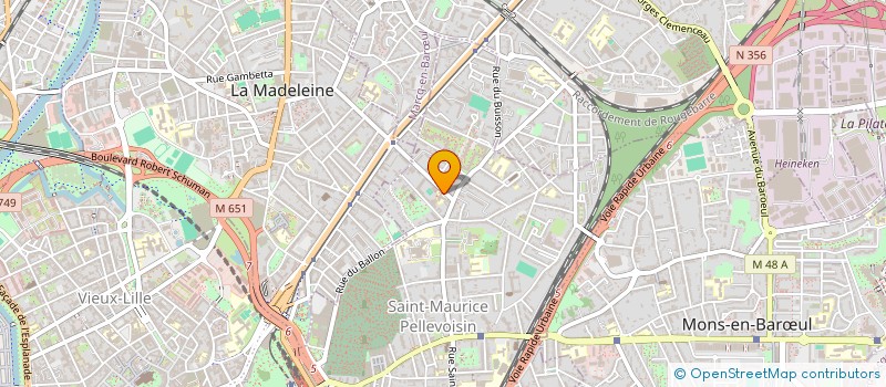localisation de l'entreprise MONSIEUR FABIEN VINCENT à LILLE