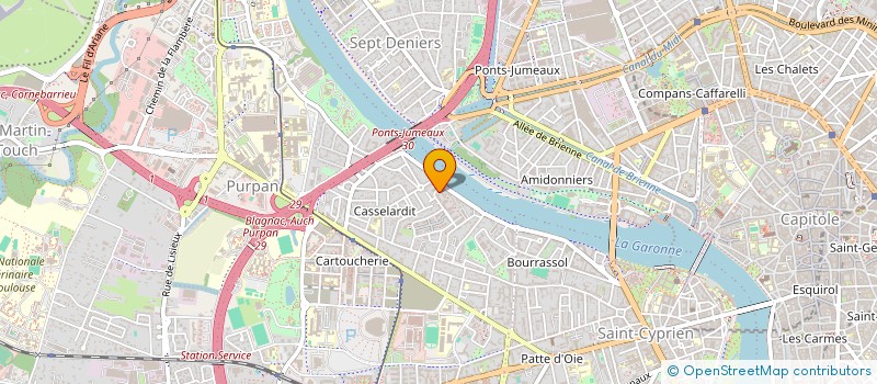 localisation de l'entreprise MONSIEUR FABIEN VINCENT à TOULOUSE