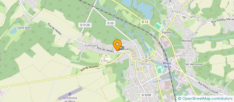 localisation de l'entreprise MONSIEUR FABIEN VINCENT  MOUY